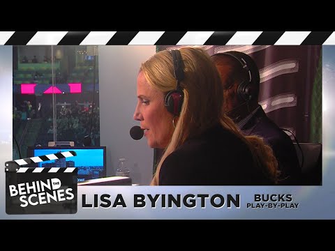 Behind the Scenes: Bucks play-by-play announcer Lisa Byington
