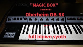 Video thumbnail for Oberheim OB-SX - "magic box" transforms the OB-SX into a full-blown synth by The Synth King
