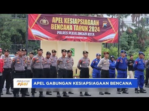 POLRES PEKALONGAN APEL KESIAPSIAGAAN PENANGGULANGAN BENCANA