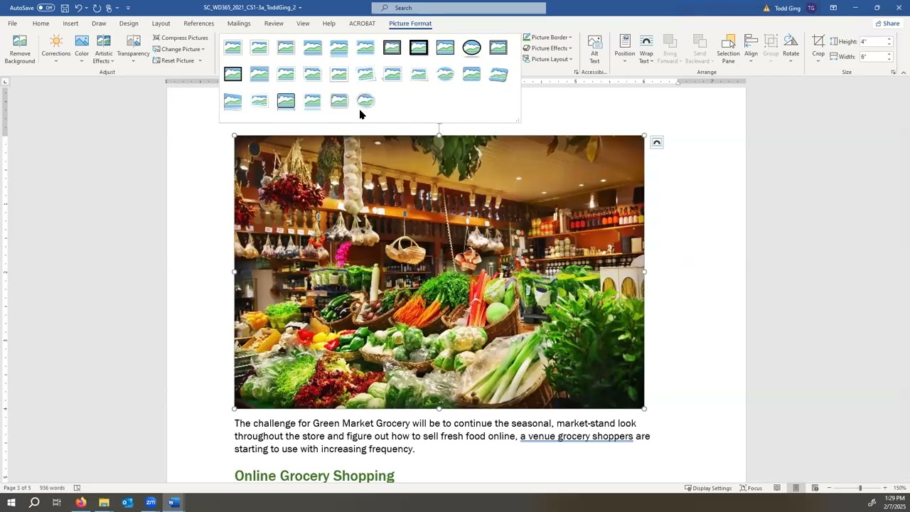 SAM Capstone Project 1a Word Modules 1 3