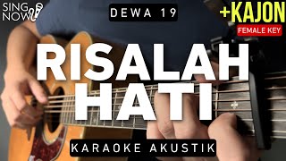 Download lagu Risalah Hati - Dewa 19 (Karaoke Akustik   Kajon) Female Key mp3 Download lagu Risalah Hati - Dewa 19 (Karaoke Akustik   Kajon) Female Key mp3