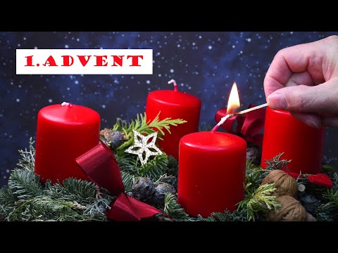 Adventskranz, 1. Kerze brennt # advent #1.kerze brennt