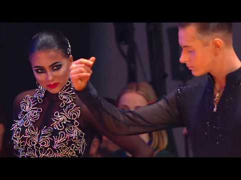 Leonards Petkevics Polina Tsepilova WDSF 2018 European Ch Youth LAT Rumba