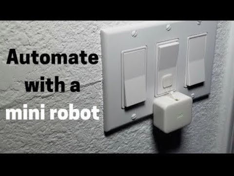 SwitchBot Review - Tiny Robot Arm Controls Lights & TV Video