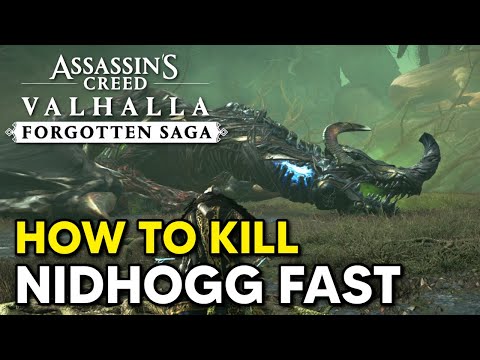 How to Kill Nidhogg Boss FAST - Assassin's Creed Valhalla (Forgotten Saga)