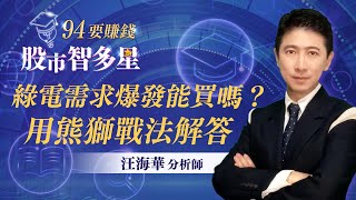 綠電需求爆發能買嗎？用熊獅戰法解答