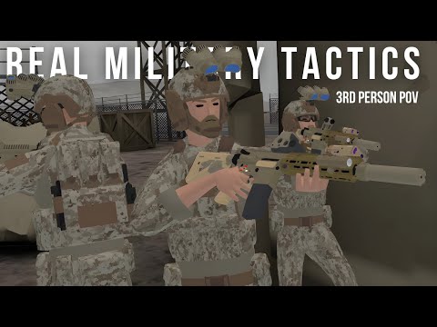 3 MAN KILLHOUSE CQB | TACTICAL ASSAULT VR 3RD PERSON POV GAMEPLAY