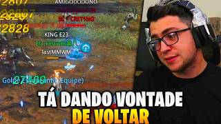 MARCO VEIO FICANDO NA VONTADE DE VOLTAR... | MIR4