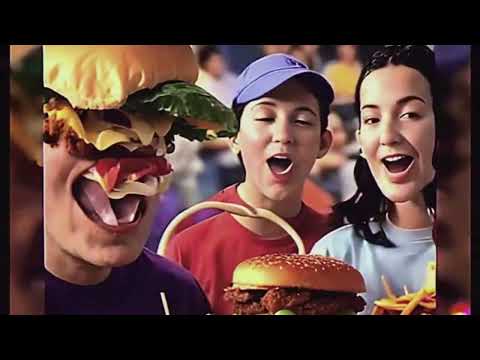 Burger Blast Ad 1995  Comercial  estranho gerado por  (IA)