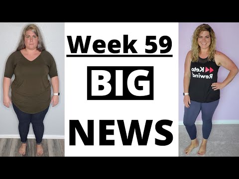 HUGE ANNOUNCEMENT!! │Week 59 Keto Transformation │Perfect Keto Cookies │Keto Rewind Transformation