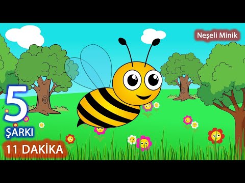 Arı Vız Vız Vız | Beş Şarkı Bir Arada | Çocuk ve Bebek Şarkıları 2022
