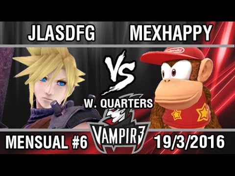 [Vampir3 Mensual #6] Joseluisasdfg (Cloud) vs Mexhappy (Diddy) SSB4 Winners Quarters