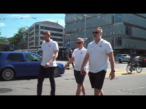Rikard Grönborg und seine Assistenten zum ersten Mal in Zürich beim ZSC