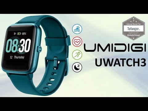 UMIDIGI Uwatch3 Uhr - Umidigi Smartwatch - VeryfitPro - IP68 - ID205L - Unboxing