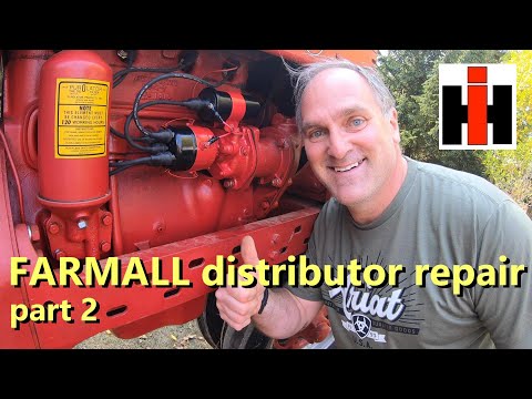 farmall distributor repair part 2: painting, reassembly, installation & wiring