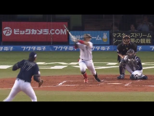 【1回裏】マリーンズ・鈴木 絶妙な流し打ちで先制の2点タイムリーを放つ!! 2017/5/26 M-Bs