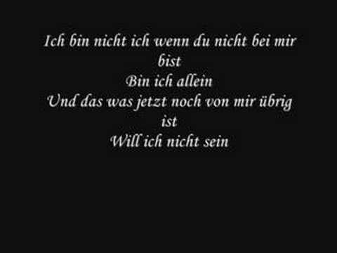 Tokio Hotel - Ich bin nicht ich lyrics