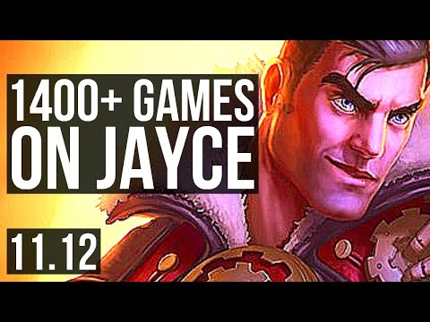 JAYCE vs LUCIAN (TOP) | 2.0M mastery, 1400+ games, 11/2/9 | KR Master | v11.12