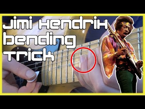 7 Licks Using The Jimi Hendrix Bending Trick | Tutorial With Tabs