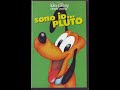 Here S Pluto Italian VHS Opening Disney 1990