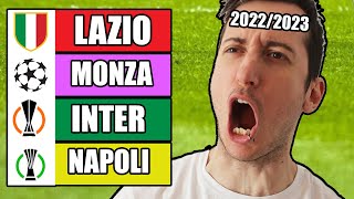 CLASSIFICA SERIE A 2022/2023 ECCO COME SARA' (100% accurato) - prediction