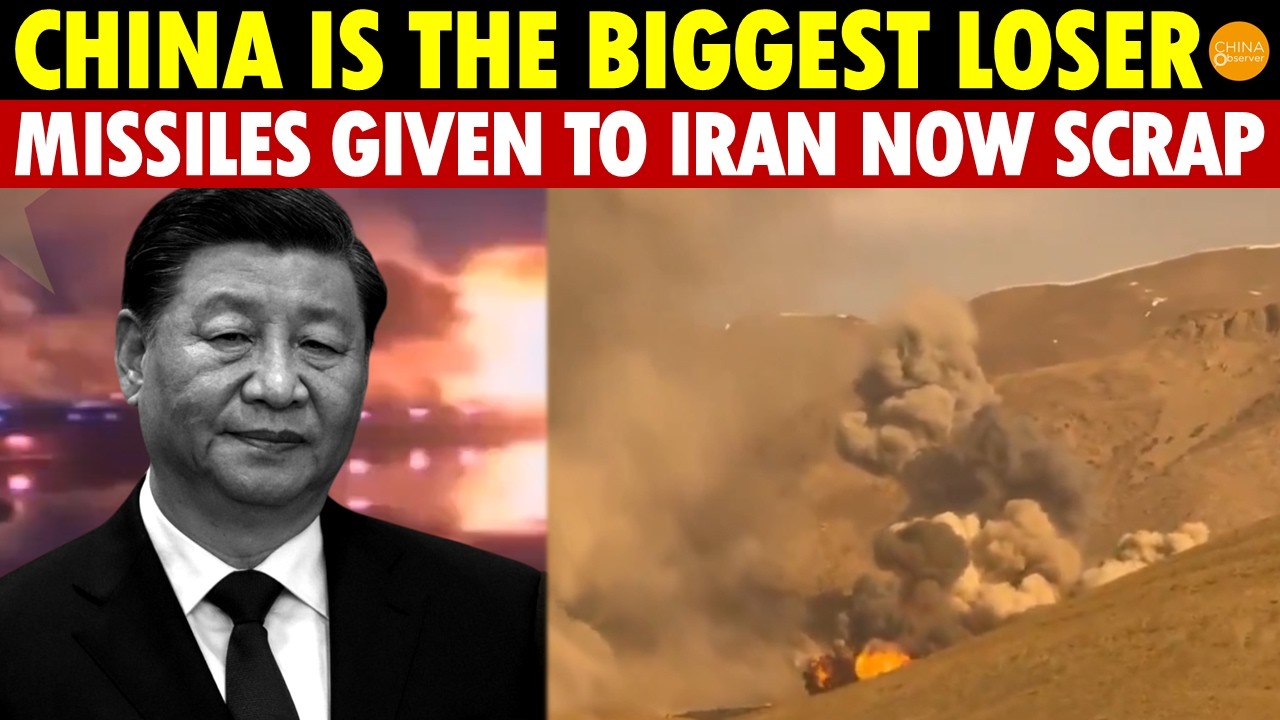 China Behind Every Iranian Missile! Trump Breaks CCP's 100 Years Plan, Making Them the Biggest Loser