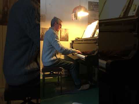Peter Bark plays his piano piece 'High in the Sky'