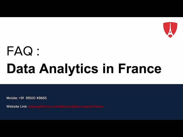 FAQ : Data Analytics in france