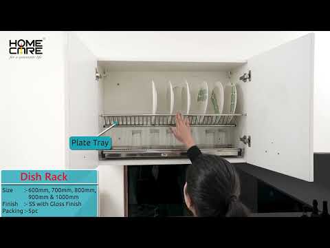 Stainless steel rectangular hafele kitchen glass plate tray ...