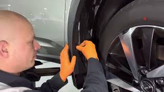 2015-2021 Lexus NX200t NX300 NX300h OEM Mud Guards Installation Instructions