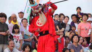 preview picture of video '金山谷獅子舞(魚津市) 第42回ひみまつり「獅子舞フェスティバル」2014 Himi Lion dance'