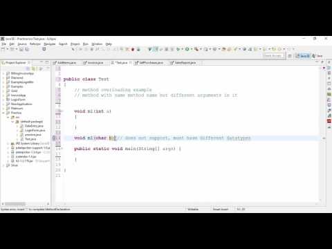 Java Method Overloading Intact Abode