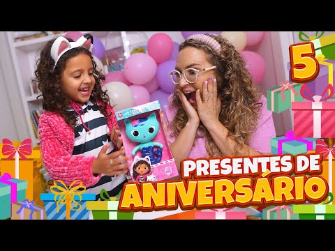 MEUS PRESENTES DE ANIVERSÁRIO DE 5 ANOS - FAMÍLIA BELLA E LUCCA SHOW