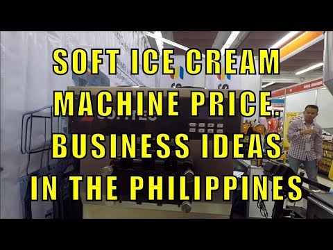 Soft Ice Cream Machine Price. Business Ideas In The Philippines.