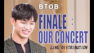 BTOB - FINALE：OUR CONCERT Line Distribution