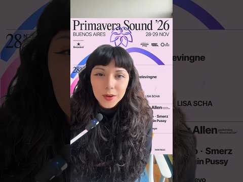 Primavera Sound Barcelona 2026 Lineup
