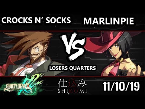 Shikomi GGXRD - Crocs n' Socks (Slayer) Vs. MarlinPie (I-No) Guilty Gear Xrd REV 2 Losers Quarters