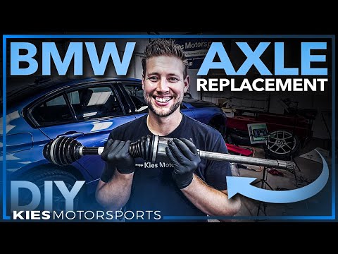 F30 BMW Front Axle Output Shaft Replacement (How to fix a broken BMW F30 Axle!)