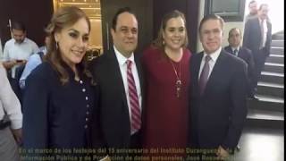 ACOMPAÑÓ EL GOBERNADOR A CONSEJEROS DEL INSTITUTO DURANGUENSE DE ACCESO A LA INFORMACIÓN PÚBLICA, EN