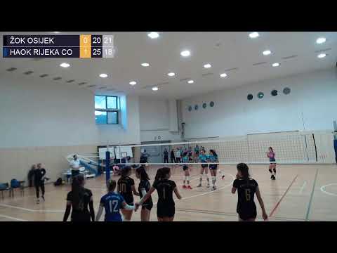 16.10.2021., PH ML. KADETKINJE, OD 1. DO 16. MJESTA, ŽOK OSIJEK - HAOK RIJEKA CO