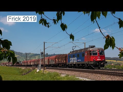 Zugverkehr am Bözberg (Frick) [Full ᴴᴰ]