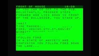 The Hitchhiker's Guide to the Galaxy for the TRS-80 CoCo