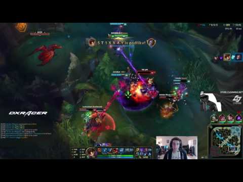 When CLG Stixxay plays Ziggs bot for the first time...
