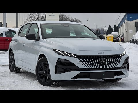NEW 2026 Facelift Peugeot 308 Style Hybrid 145 1.2 48V e-DCS6 Okenite White