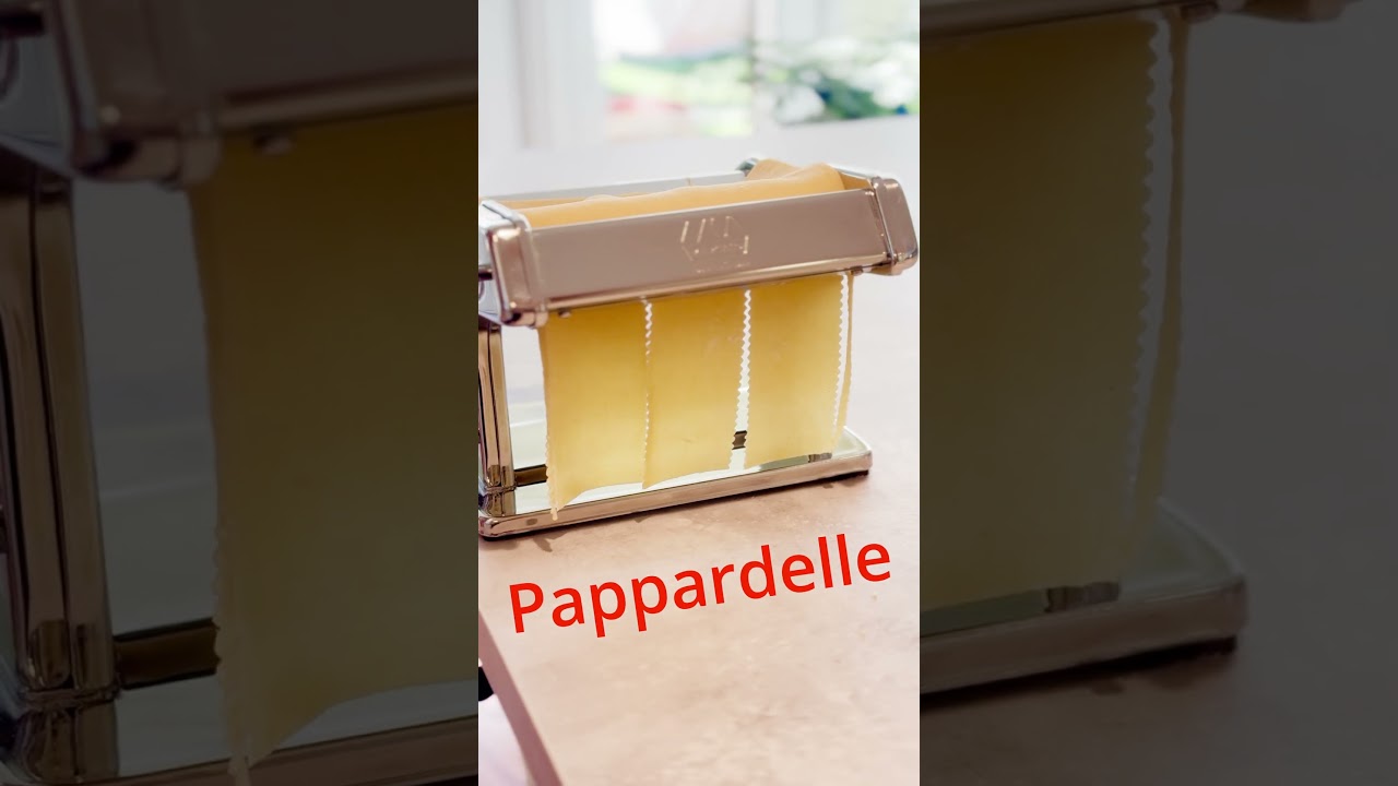 Making Pappardelle with @Marcatopasta Attachment – Magic in the Kitchen! 🍝