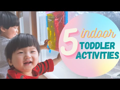 5 INDOOR TODDLER ACTIVITIES ON A LAZY DAY | Cheap and easy DIY at home | Phuong Mehmeh
