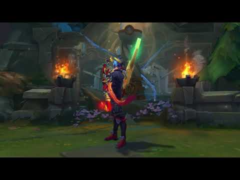 Aphelios every time he switches weapon - Lunar Beast Skin