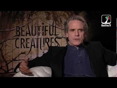 Jeremy Irons talks Beautiful Creatures and the orgin of "Love"