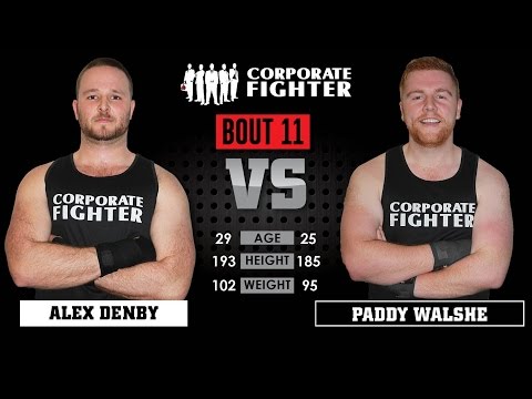 Corporate Fighter 20 - Alex Denby vs Paddy Walshe