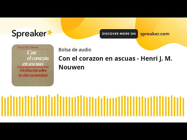 Vídeo relacionado con Con el corazón en ascuas: Meditaciones sobre la vida eucarística: 30 (ST Breve)